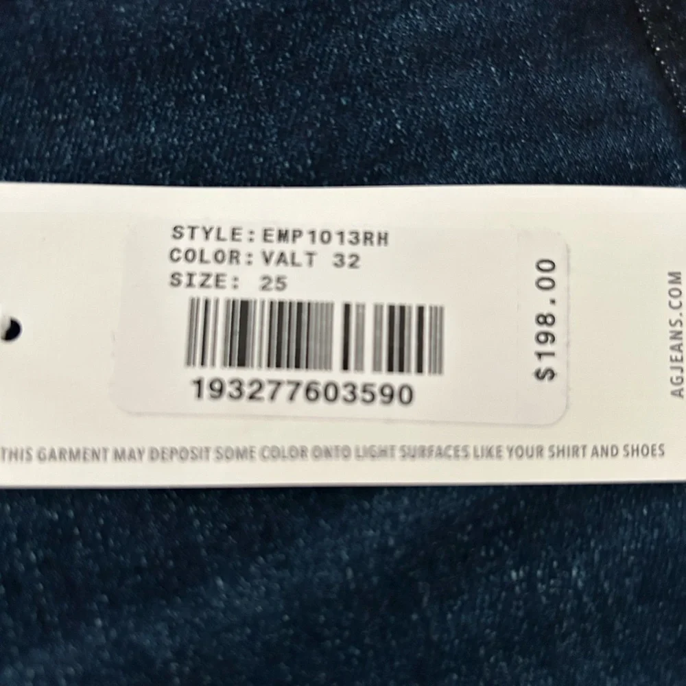 AG Angell bootcut denim, size 25, never worn! - Picture 3 of 4